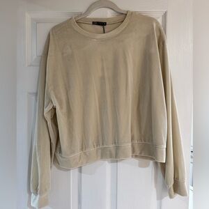Zara Velour crewneck